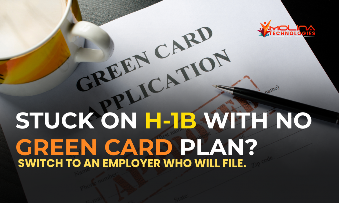 H1B professional concerned about green card delay working on laptop